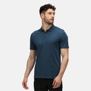 Sinton Herren Polo-Shirt Mondlichtblau 5XL