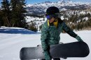 Venture Ski-Jacke Grün/Camo L