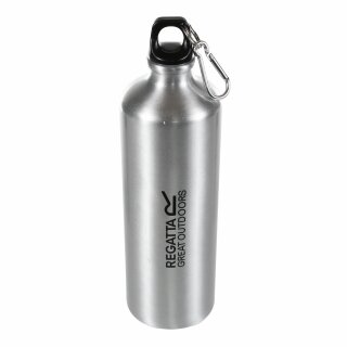 Aluminiumflasche - 1 Liter silber